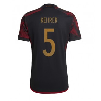 Tyskland Thilo Kehrer #5 Borta Kläder VM 2022 Kortärmad
